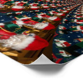 Frohe Weihnachtsbrille Poster (Ecke)