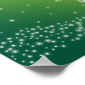 Frohe Weihnachtsbrille Poster (Ecke)