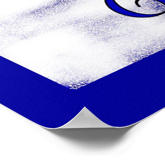 Frohe Weihnachtsbrille Poster (Ecke)