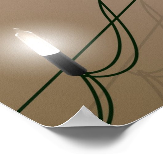 Frohe Weihnachtsbrille Poster (Ecke)