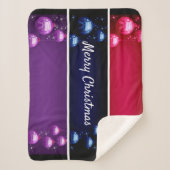 Frohe Weihnachtsbrille Sherpadecke (Vorderseite)