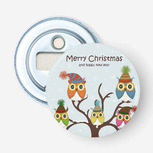 Frohe Weihnachtsbrillen auf dem Tree Bottle Opener Flaschenöffner