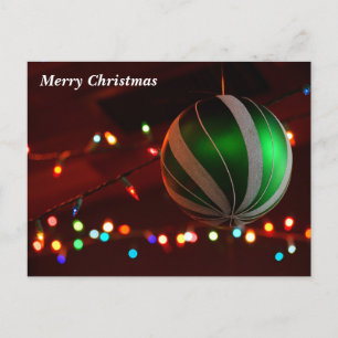 Frohe Weihnachtsbrillen-Dekoration Feiertagspostkarte