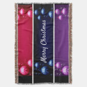 Frohe Weihnachtsbrillen werfen Blanket Decke (Vorderseite Vertikal)