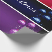 Frohe Weihnachtsbrillen Wrapping Paper Geschenkpapier (Ecke)