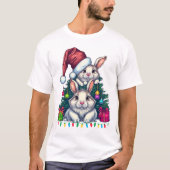 Frohe Weihnachtsbunny Rabbit Squad T - Shirt (Vorderseite)