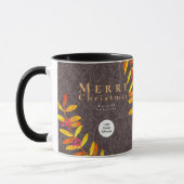 Frohe Weihnachtscoffee Brown Business-Tasse Tasse (Links)