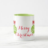 Frohe Weihnachtscoffee-Mugs Tasse (Zentrum)