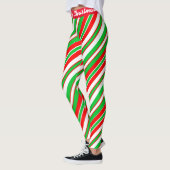Frohe Weihnachtscreme entpackte Leggings (Links)