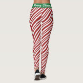 Frohe Weihnachtscreme entpackte Leggings (Rückseite)