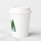 Frohe Weihnachtscreme Pappbecher (Links)