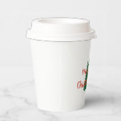 Frohe Weihnachtscreme Pappbecher (Rechts)