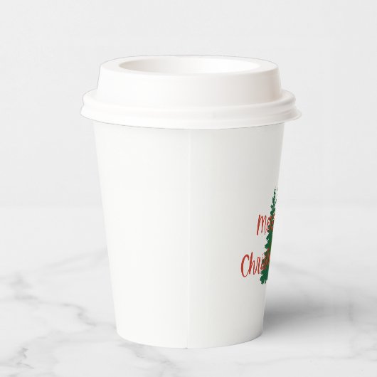 Frohe Weihnachtscreme Pappbecher (Rechts)