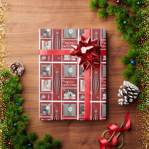 Frohe Weihnachtsdekoration 4 Foto Geschenkpapier
