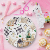 Frohe Weihnachtsdekoration Gnome Pappteller (Party)