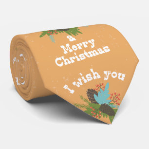 Frohe Weihnachtsdekoration Krawatte