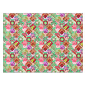 Frohe Weihnachtsdekoration Tischdecke (Vorderseite (Horizontal))