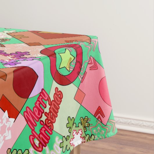 Frohe Weihnachtsdekoration Tischdecke (Beispiel)