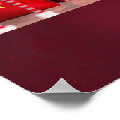 Frohe Weihnachtsdekorationen Poster (Ecke)