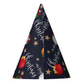 Frohe Weihnachtsdekorationen | Urlaub Partyhütchen (Rückseite)