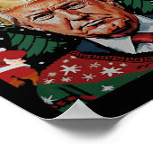 Frohe Weihnachtsdemokraten Filthy Ya Funny Xmas Poster (Ecke)