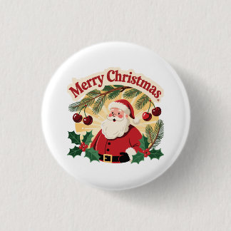 Frohe Weihnachtsdesign Button