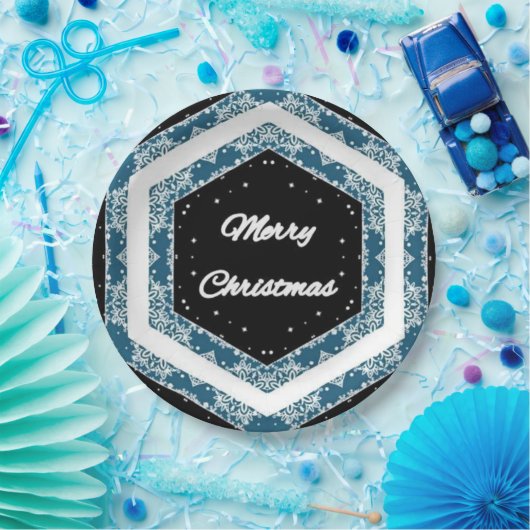 Frohe Weihnachtsdesigns Pappteller (Party)