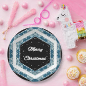 Frohe Weihnachtsdesigns Pappteller (Party)