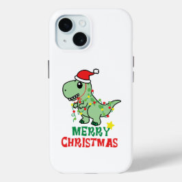 frohe Weihnachtsdinosaurier Case-Mate iPhone Hülle
