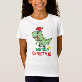 frohe Weihnachtsdinosaurier T-Shirt