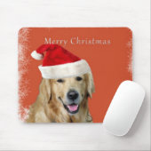 Frohe Weihnachtsdoggie Mousepad (Mit Mouse)