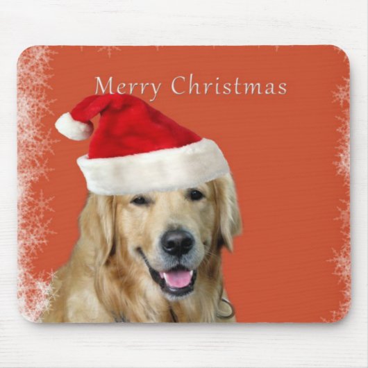 Frohe Weihnachtsdoggie Mousepad (Vorne)