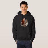 Frohe WeihnachtsDonkey mit Weihnachtskostüm Hoodie (Vorne ganz)