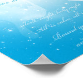 Frohe Weihnachtsdrucke Poster (Ecke)