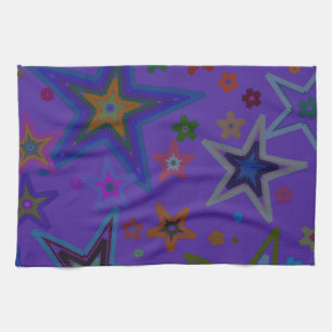 Frohe Weihnachtsdunkel Lila, Stars Heaven Star Handtuch