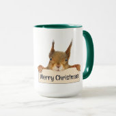 Frohe Weihnachtseichhörnchen Weihnachtsbaum essbar Tasse (VorderseiteRechts)