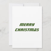 Frohe Weihnachtseinladung Einladung (Rückseite)