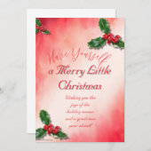 Frohe Weihnachtseinladung Einladung (Vorne/Hinten)