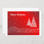 Frohe Weihnachtseinladung Einladung (Vorne/Hinten)