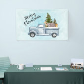 Frohe Weihnachtsfahrt mit Niedlichen Tieren Banner (Messeveranstaltung)