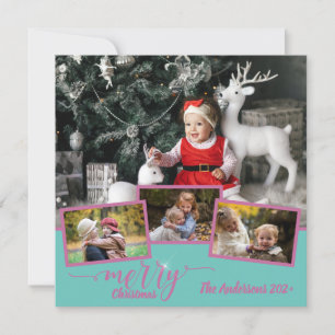 Frohe Weihnachtsfamilie Foto Collage Phantastisch 
