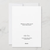 Frohe Weihnachtsfamilie Foto Collage Tree Feiertagskarte (Rückseite)