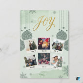 Frohe Weihnachtsfamilie Foto Feiertagskarte