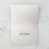 Frohe Weihnachtsfamilie Foto Feiertagskarte (Innenseite)