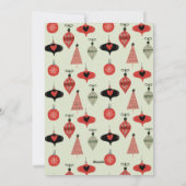 Frohe Weihnachtsfamilie Foto Feiertagskarte (Rückseite)