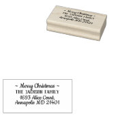 Frohe Weihnachtsfamilie Gummistempel (Stempel)