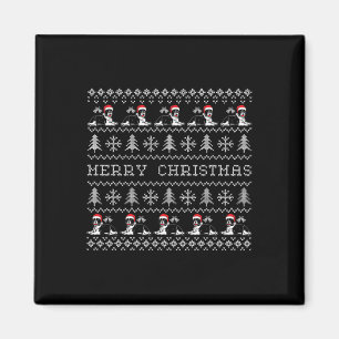 Frohe Weihnachtsfamilie Matching Bulldog Merry Chr Magnet