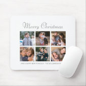 Frohe Weihnachtsfamilien Fotos Urlaub Moderne Mousepad (Mit Mouse)