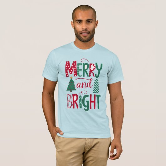 Frohe Weihnachtsfeier Bella+Leinwand Kurzschläfche T-Shirt (Vorne ganz)