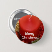 Frohe Weihnachtsfeier Button (Vorne & Hinten)
